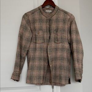 Isabel Marant Etoile Long Sleeve Flannel Shirt Size 42